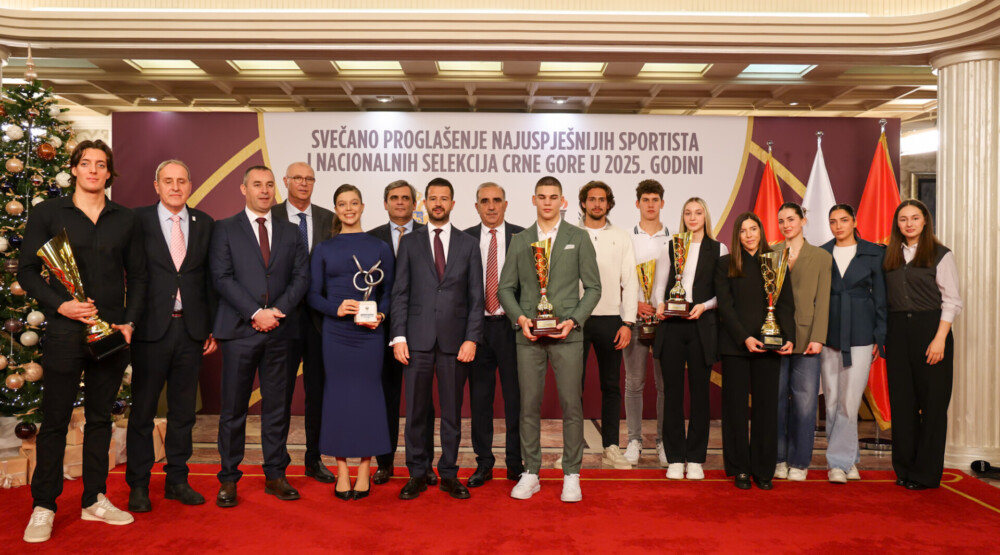 Milatović najboljim sportistima 2025: Vi ste snaga koja nas ujedinjuje