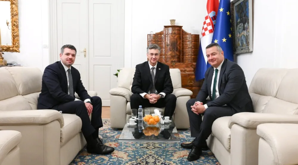 Vuksanović sa Plenkovićem u Zagrebu: Hrvatska uz Hrvate u Crnoj Gori