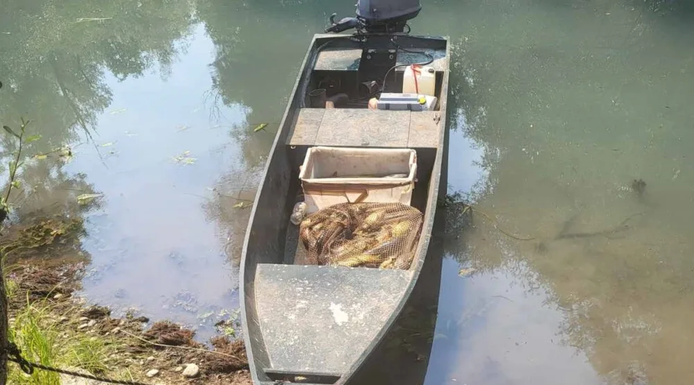 Određeno zadržavanje osumnjičenima za nedozvoljen ribolov: Strujom ulovili 70 kilograma