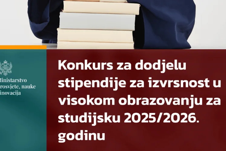 Konkurs za dodjelu stipendije za izvrsnost u visokom obrazovanju