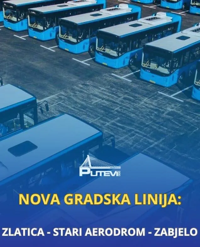 Nova autobuska linija L0 od 15. septembra: Zlatica – Stari aerodrom – Zabjelo