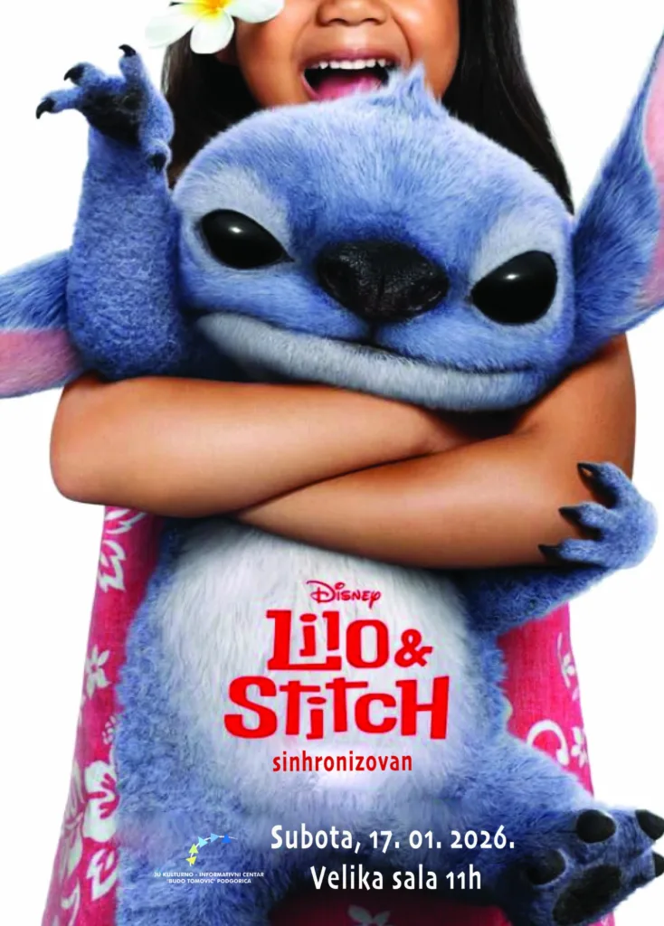 Animirani film „Lilo i Stič” 17. januara u KIC-u