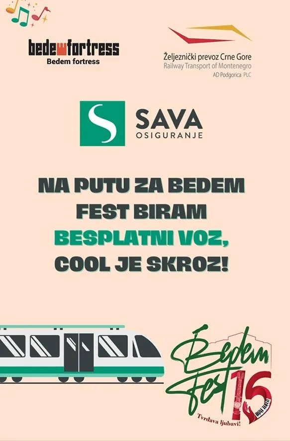 “Na put za Bedem fest biram besplatni voz, cool je skroz”