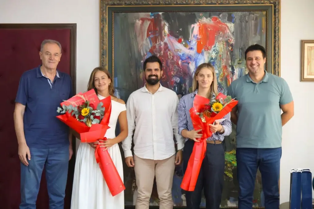 Prijem za reprezentativke Tvrdišić i Čavić povodom istorijskog plasmana na EP