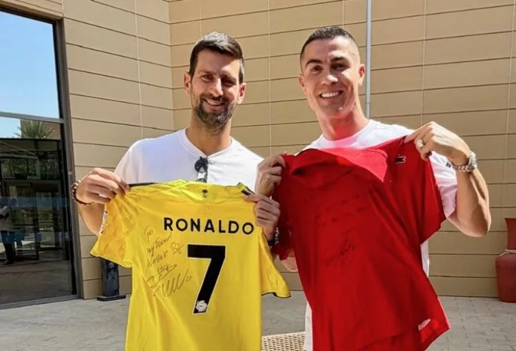 Susret sportskih ikona: Đoković i Ronaldo licem u lice u Rijadu