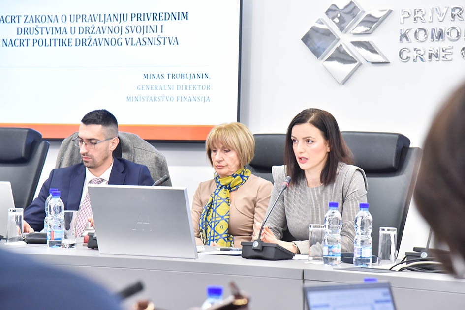 “Primjena novog zakona doprinijeće efikasnijem poslovanju državnih preduzeća i kvalitetnijem upravljanju državnom imovinom”