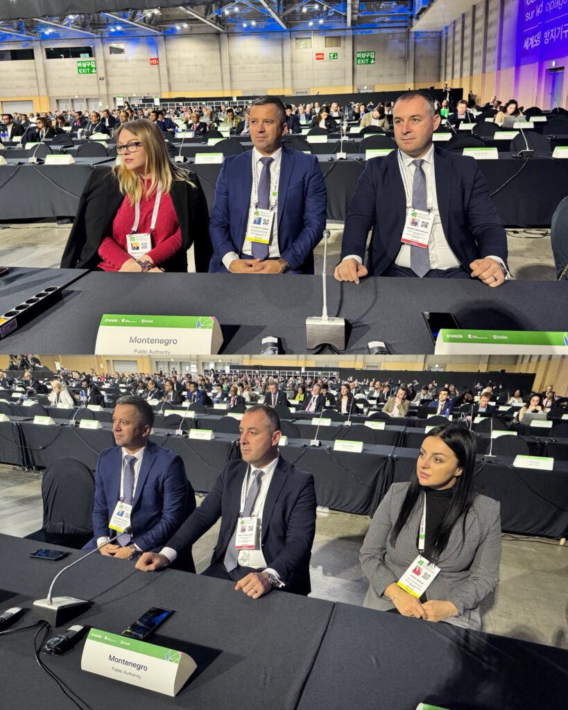 Šćekić na Svjetskoj konferenciji o dopingu: Crna Gora posvećena čistom sportu