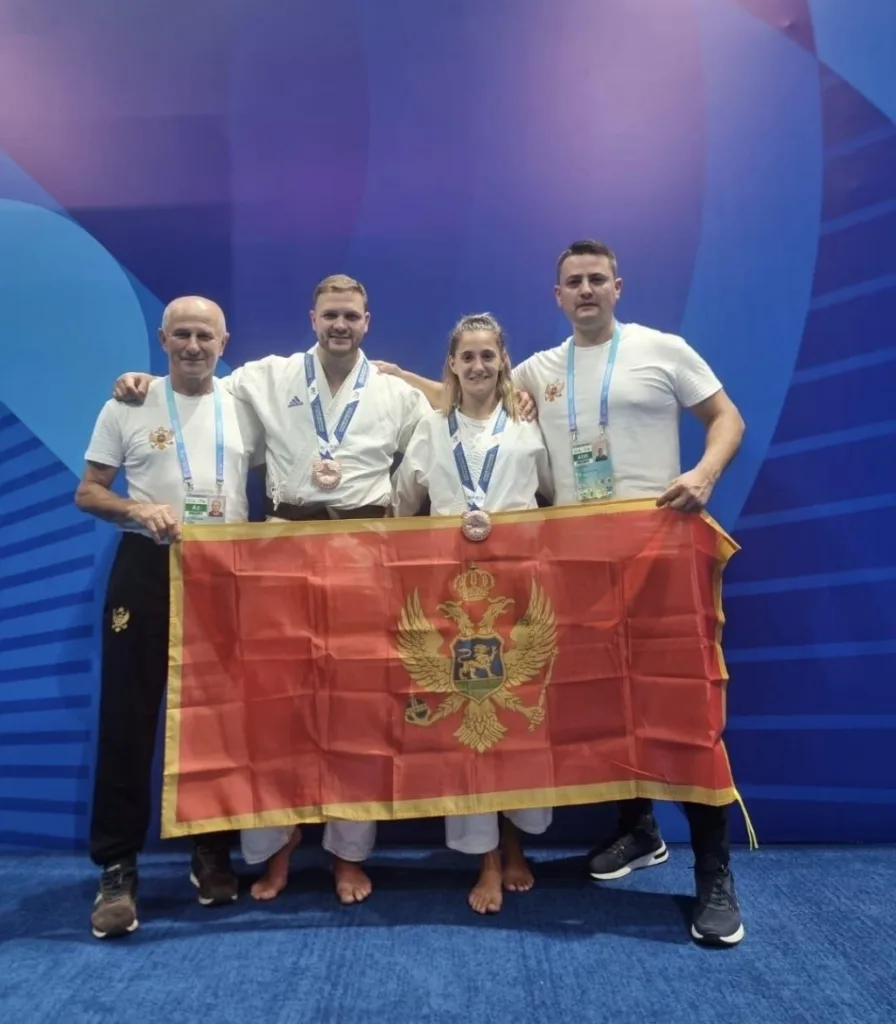 Bronza za Lidiju Caković i Stefana Vukotića na Svjetskim igrama