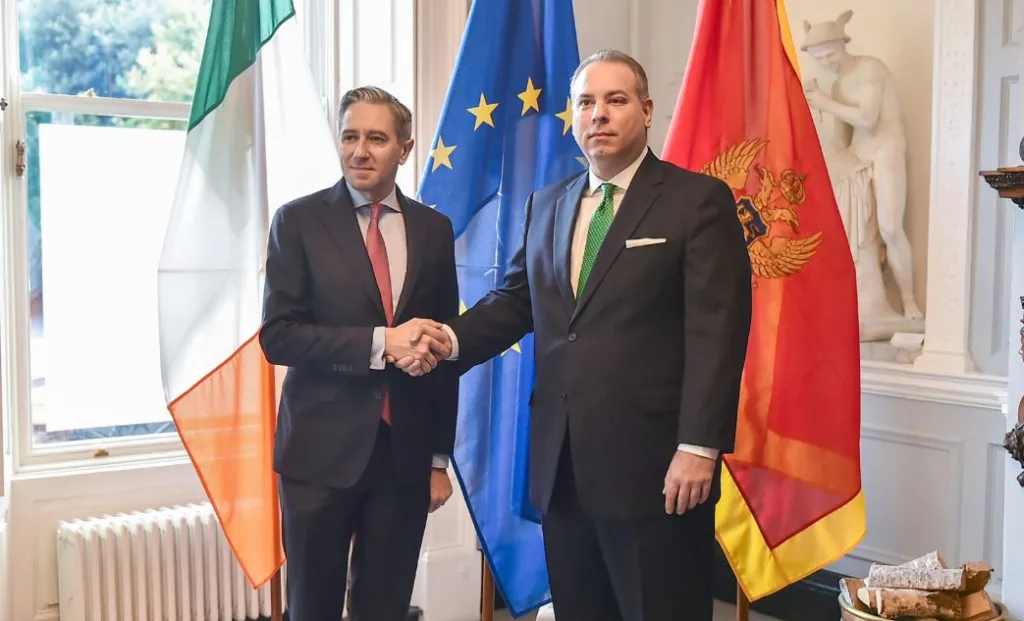 Ivanović – Haris: Irska stoji uz Crnu Goru na putu ka EU