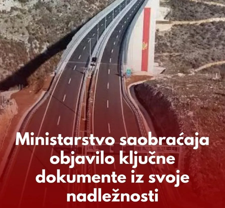 Ministarstvo saobraćaja objavilo ključne dokumente iz svoje nadležnosti
