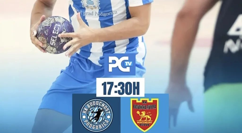 Pratite RK Budućnost – RK Budvanska rivijera večeras na TV Podgorica