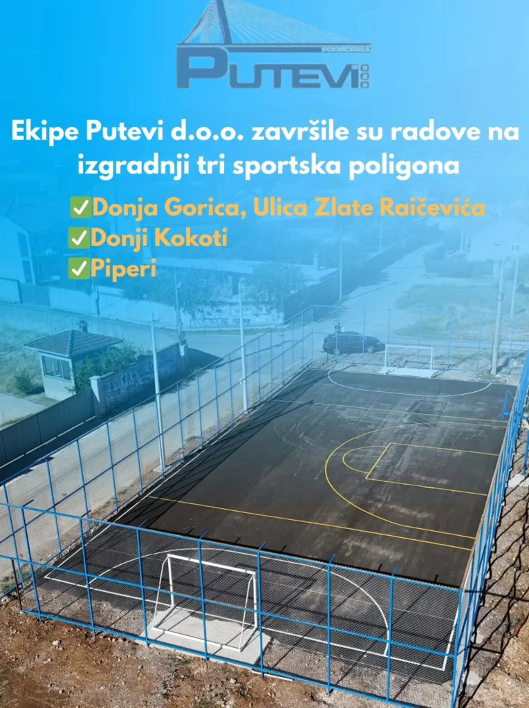 Završeni radovi na izgradnji tri nova sportska poligona u Donjoj Gorici, Donjim Kokotima i Piperima