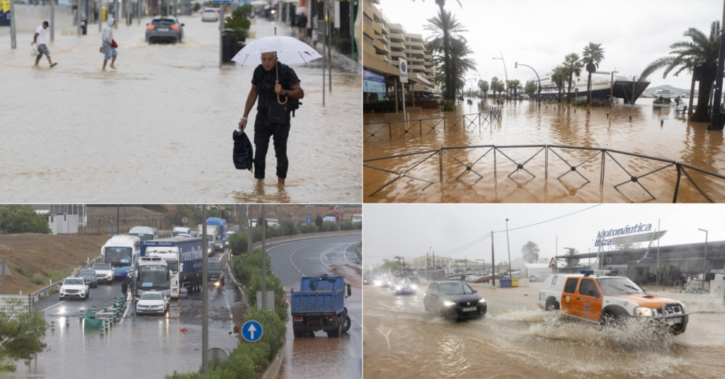 Ekstremne kiše su poplavile Ibicu