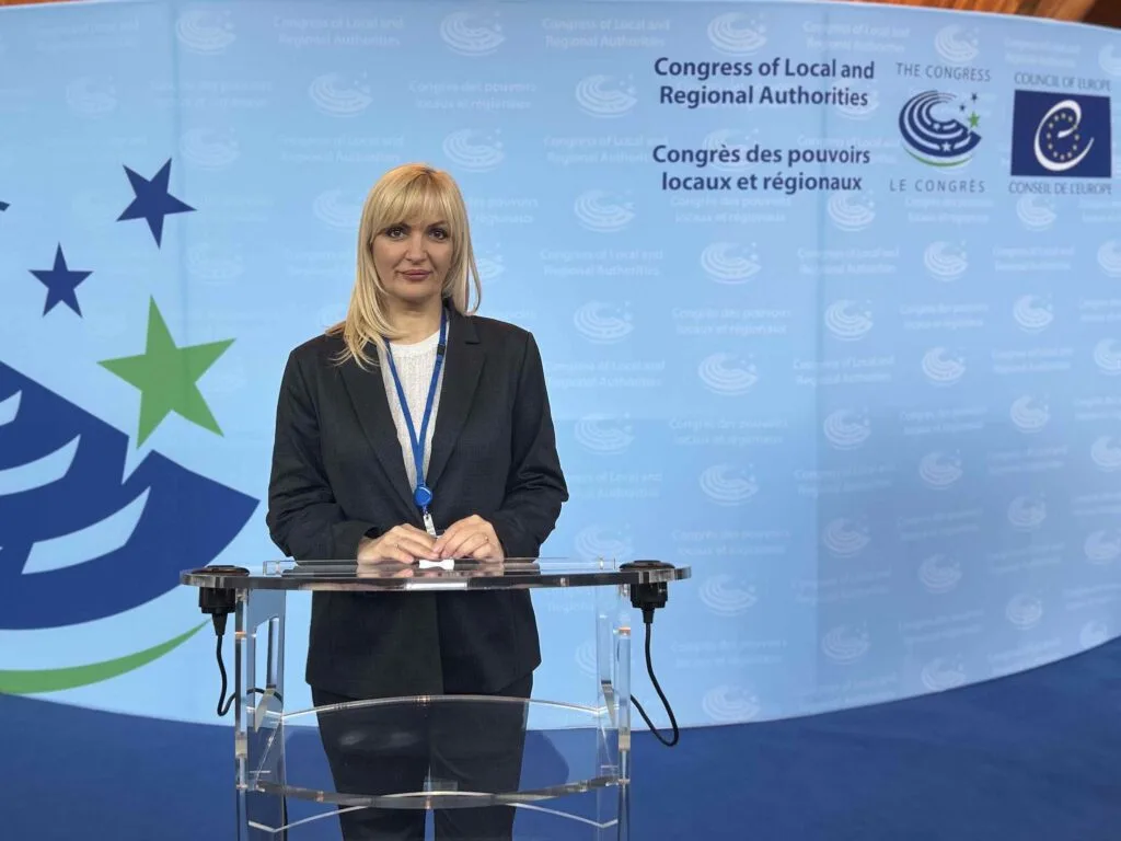 Borovinić Bojović na zasijedanju Kongresa lokalnih i regionalnih vlasti Savjeta Evrope u Strazburu