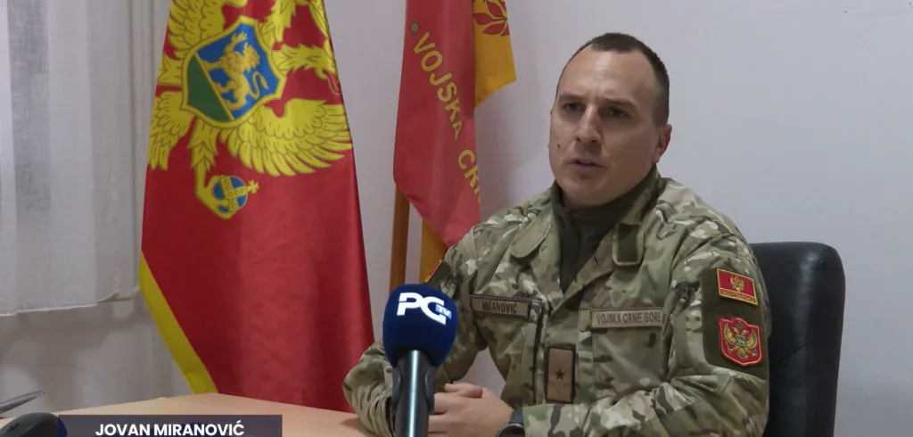 (VIDEO) Miranović: Vojska Crne Gore stoji na raspolaganju civilnim ustanovama u kriznim situacijama