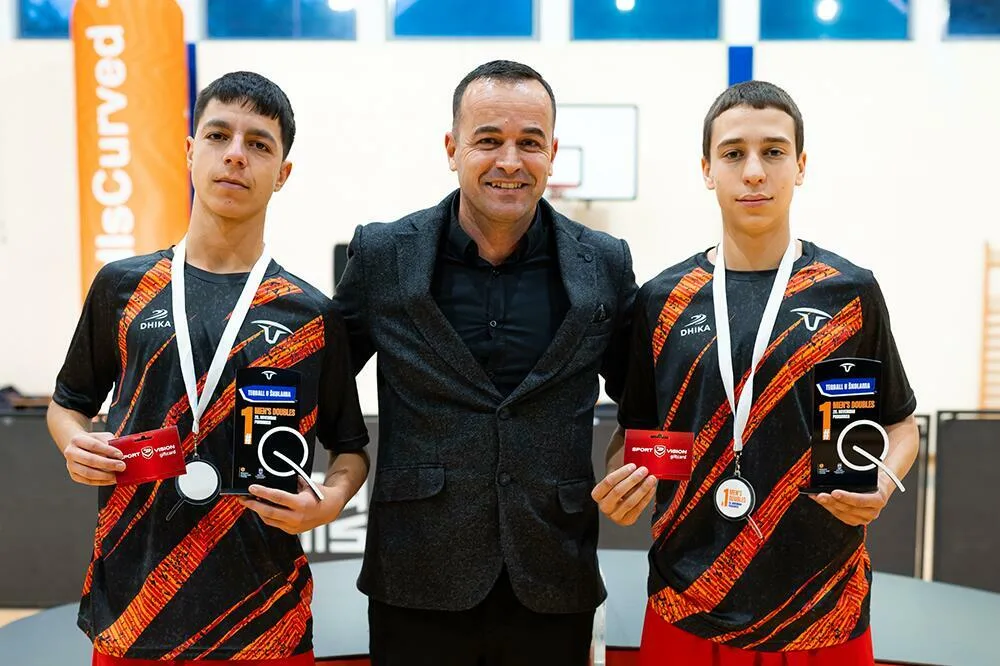 Kaluđerović i Pantić pobjednici prvog Teqball školskog turnira