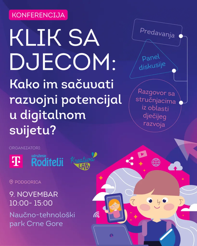 Novo izdanje najveće konferencije posvećene roditeljstvu u našoj zemlji: Klik sa djecom 2.0