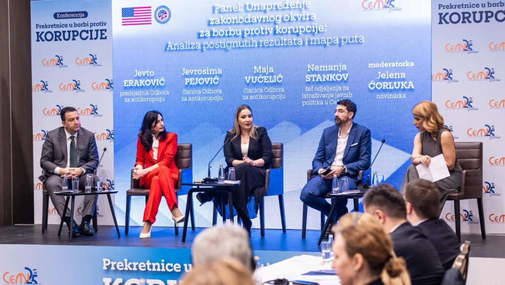 CEMI: Usvajanje zakona do kraja 2026. godine neće dovesti do stvarnih i mjerljivih promjena u sistemu borbe protiv korupcije