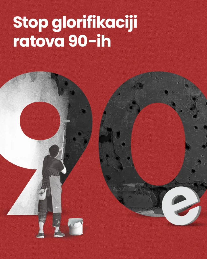 Nevladine organizacije i građanske aktivistkinje: Stop glorifikaciji ratova 90-ih