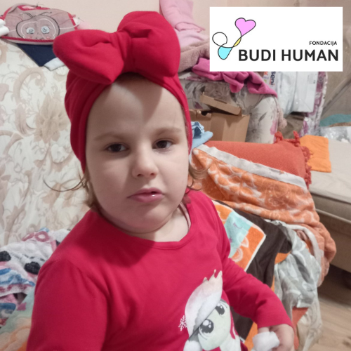 Fondacija „Budi human“: Pomozimo Nati da nastavi sa tretmanima koji su ključni za njen napredak, POŠALJI 102 NA 14543!