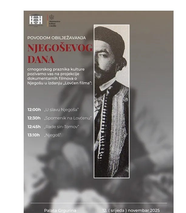 Pomorski muzej Kotor obilježiće Njegošev dan