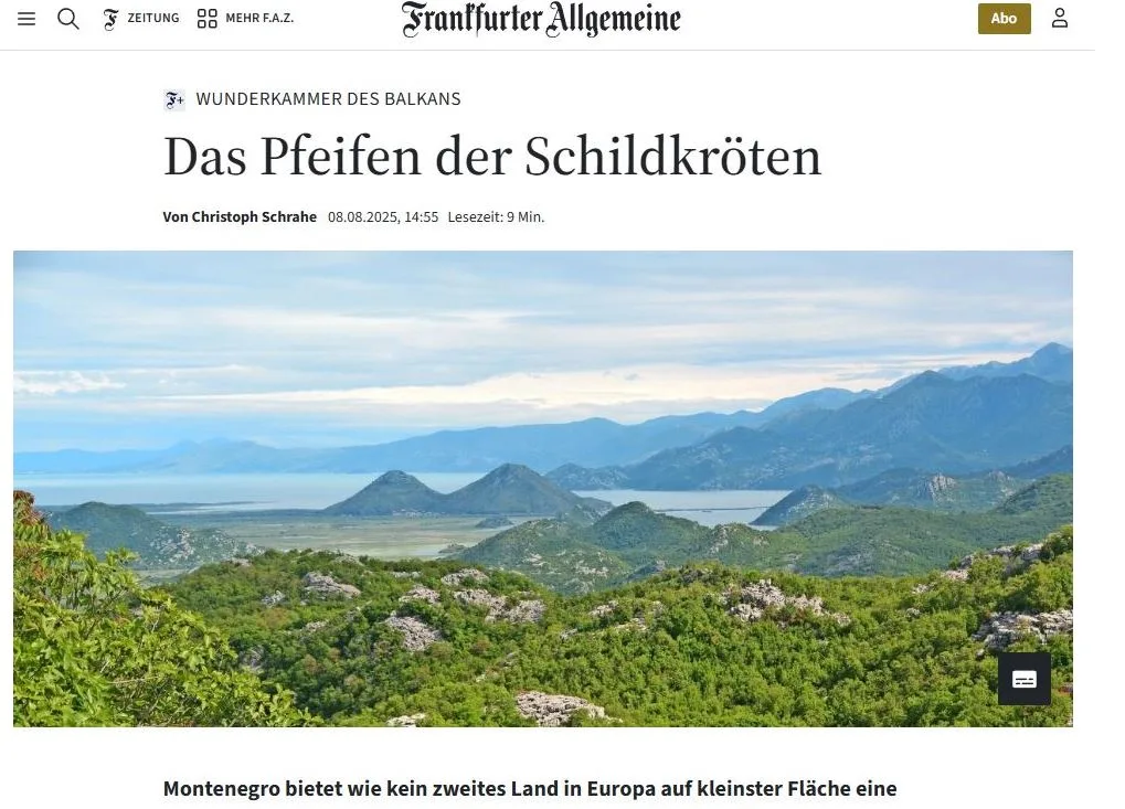 Njemački mediji o Crnoj Gori: “Spoj planina, mora i gostoprimstva”