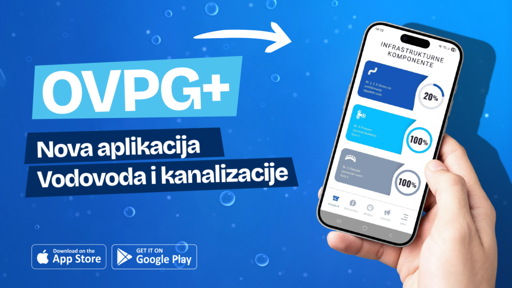 Nova aplikacija „Vodovoda”: Sve usluge za potrošače na jednom mjestu