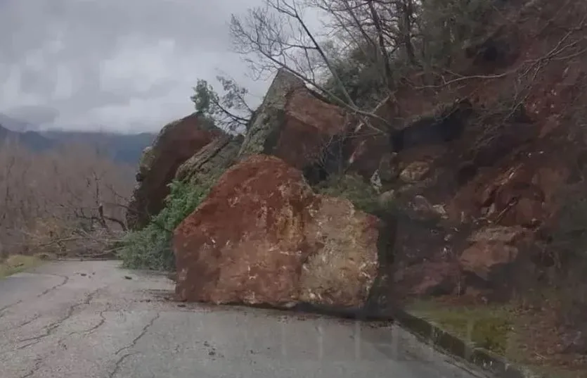 Odron na putu preko Sutormana