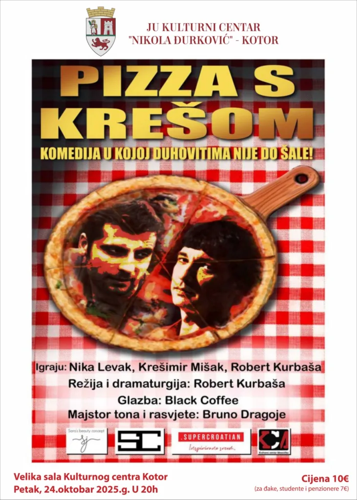 Pozorišna predstava „Pizza s Krešom“ – večera koja otvara dušu i um