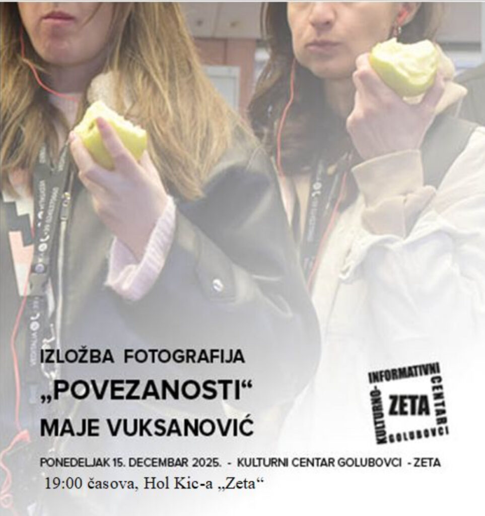 Izložba fotografija ,,Povezanosti” u KIC-u ,,Zeta”