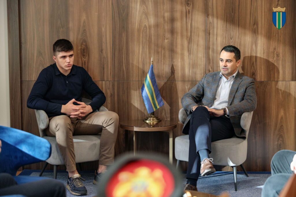 Raičević ugostio Andriju Golića, svjetskog šampiona u Ju-jitsu