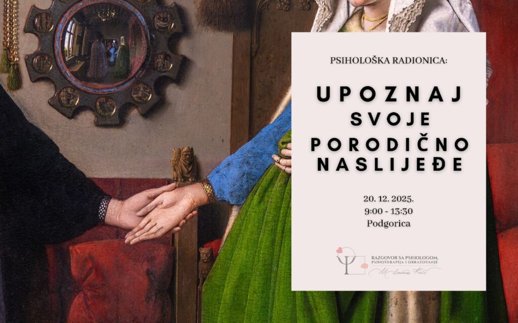 Narodna biblioteka:  U subotu psihološka radionica “Upoznaj svoje porodično nasljeđe”