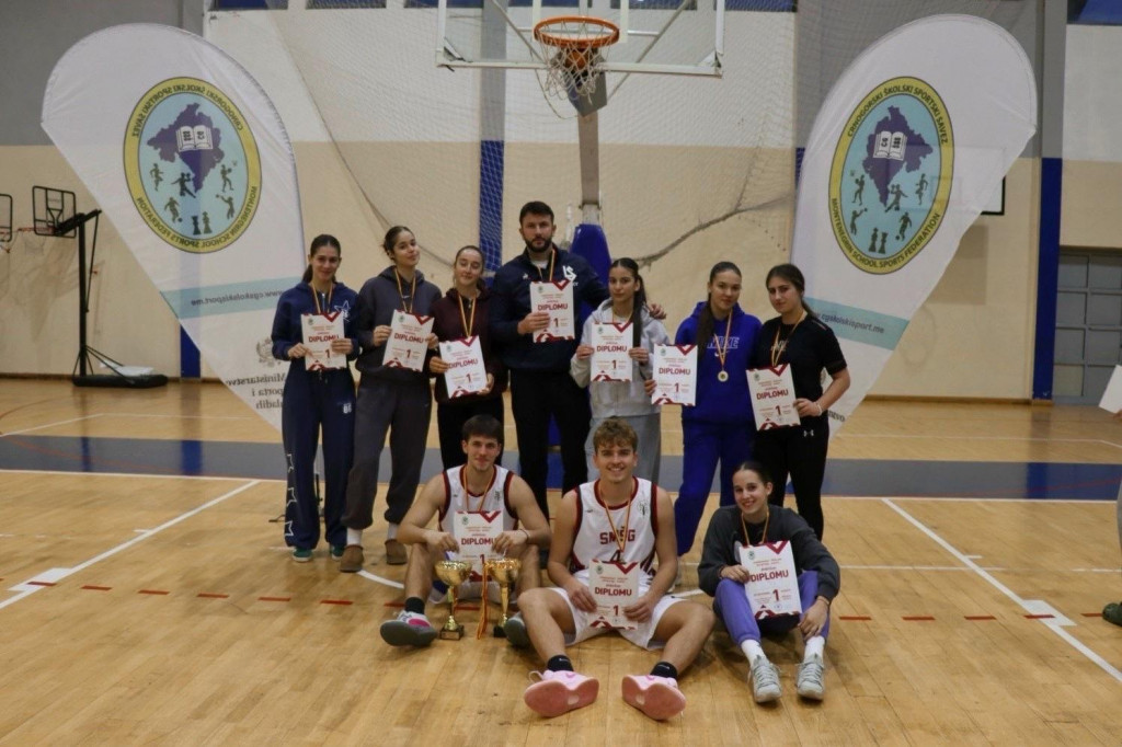 Titule za Podgoričanke i Golubovčane u basketu za srednje škole