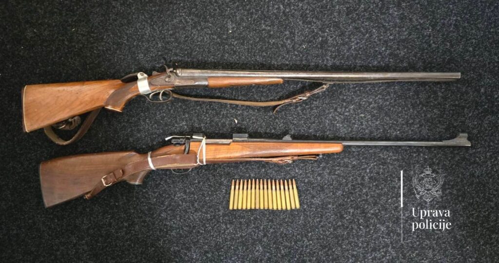 Šavnik: oduzete dvije puške i municija u ilegalnom posjedu