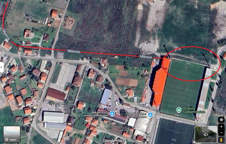 Tomislav Čelebić, Dejan Savićević i Verica Maraš kumovali gradnji stadiona koji je blokirao kanal Mareze