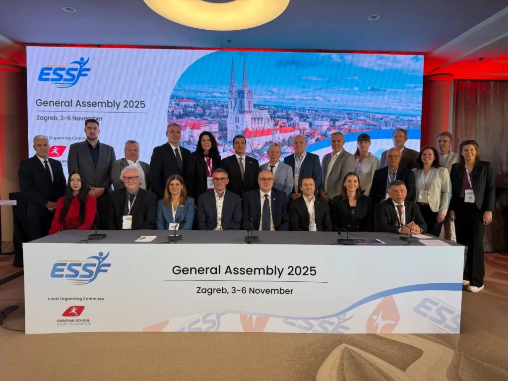 Generalna skupština Evropske školske sportske federacije održana u Zagrebu