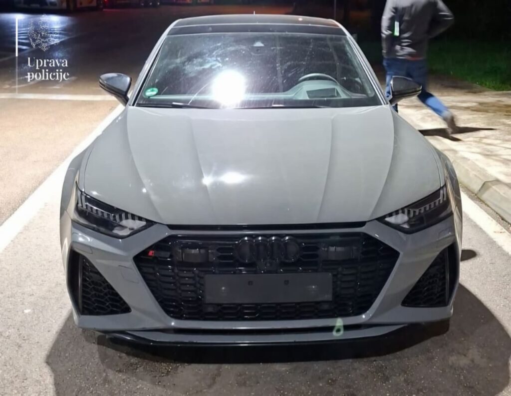 UP: Oduzet Audi RS7 koji se potražuje u Njemačkoj