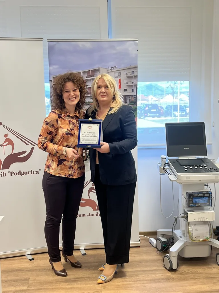 JU Dom starih „Podgorica“ nabavila ultrazvučni aparat