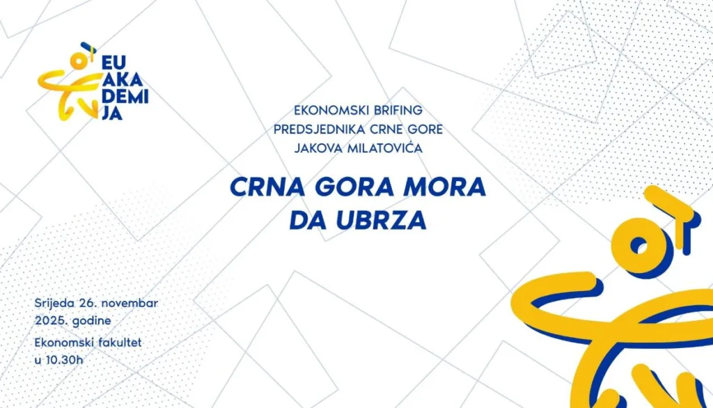 Ekonomski brifing predsjednika Milatovića: „Crna Gora mora da ubrza“