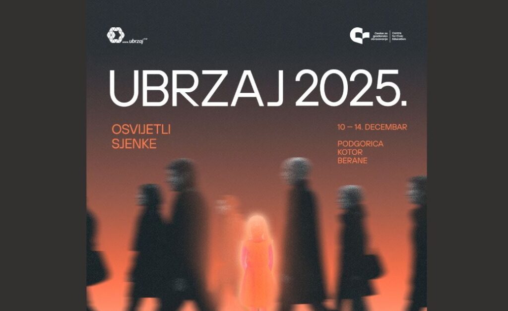 Danas počinje 16. Crnogorski festival filma o ljudskim pravima “Ubrzaj”