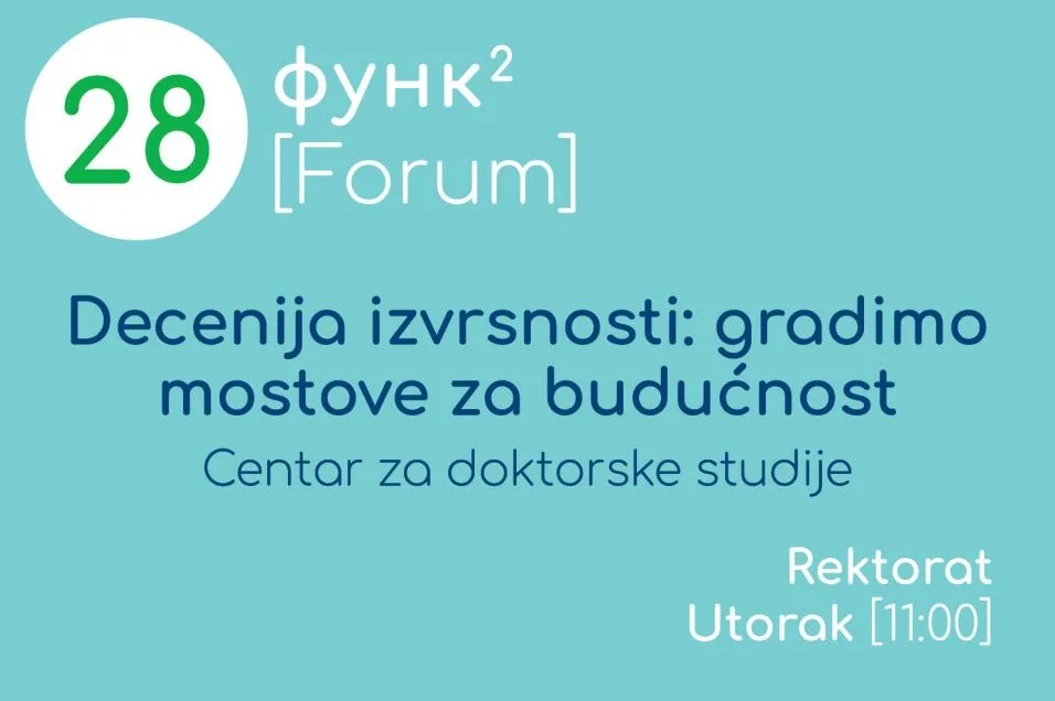 Centar za doktorske studije obilježava deceniju izvrsnosti