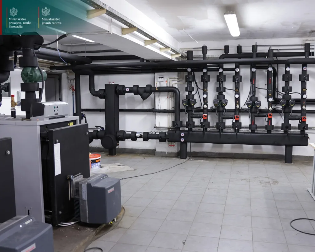 Završena adaptacija kotlarnice u JU SSS ,,Mirko Vešović” Podgorica