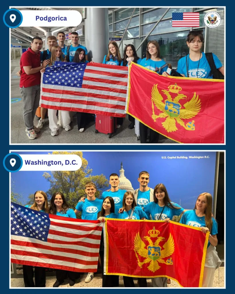 Crnogorski srednjoškolci na FLEX programu razmjene u SAD