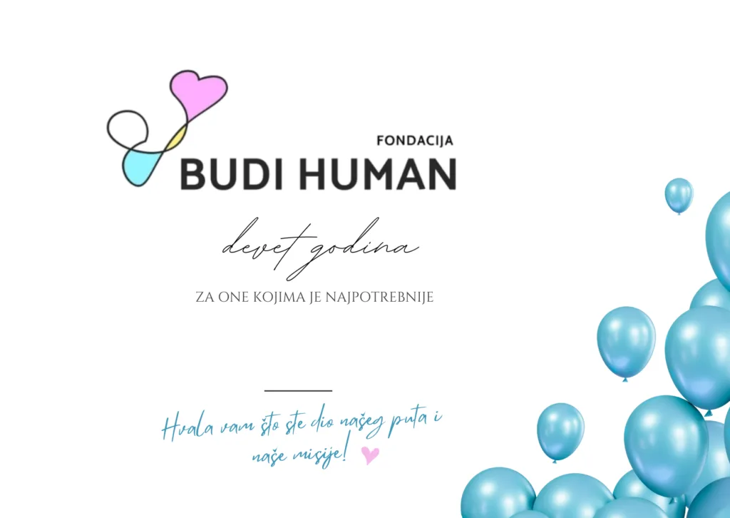 Fondacija „Budi human“ obilježava devet godina postojanja – 132 mališana dobilo šansu za zdravije djetinjstvo