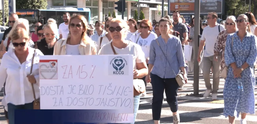 (VIDEO) Medicinske sestre i tehničari: Povećanje zarada od 15 odsto ili radikalizacija protesta