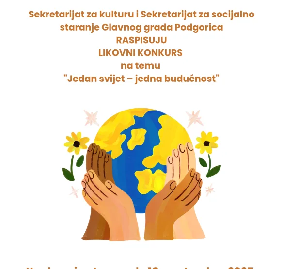 Likovni konkurs “Jedan svijet – jedna budućnost” otvoren do 10. septembra