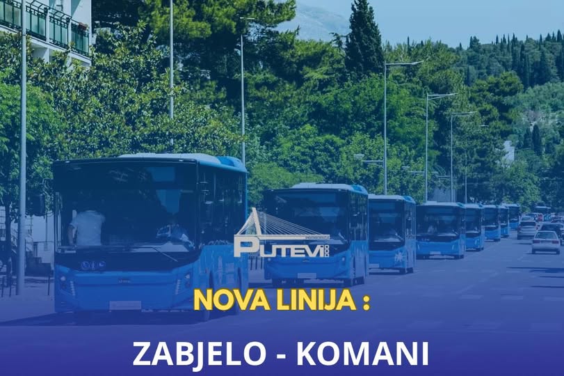 Nova probna linija gradskog prevoza 53b – Zajbelo – Komani