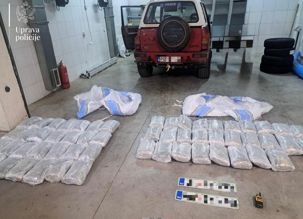 Uhapšen bivši policajac povezan sa kriminalnom grupom, pronađeno 60 kilograma marihuane