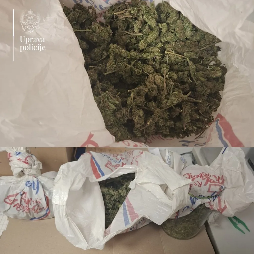 Uhapšen državljanin Albanije kod kojeg je pronađeno 2,5 kilograma marihuane