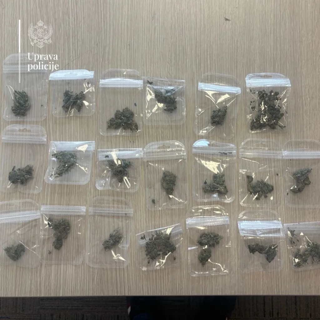 Krivična prijava protiv maloljetnika zbog teške krađe i prodaje marihuane
